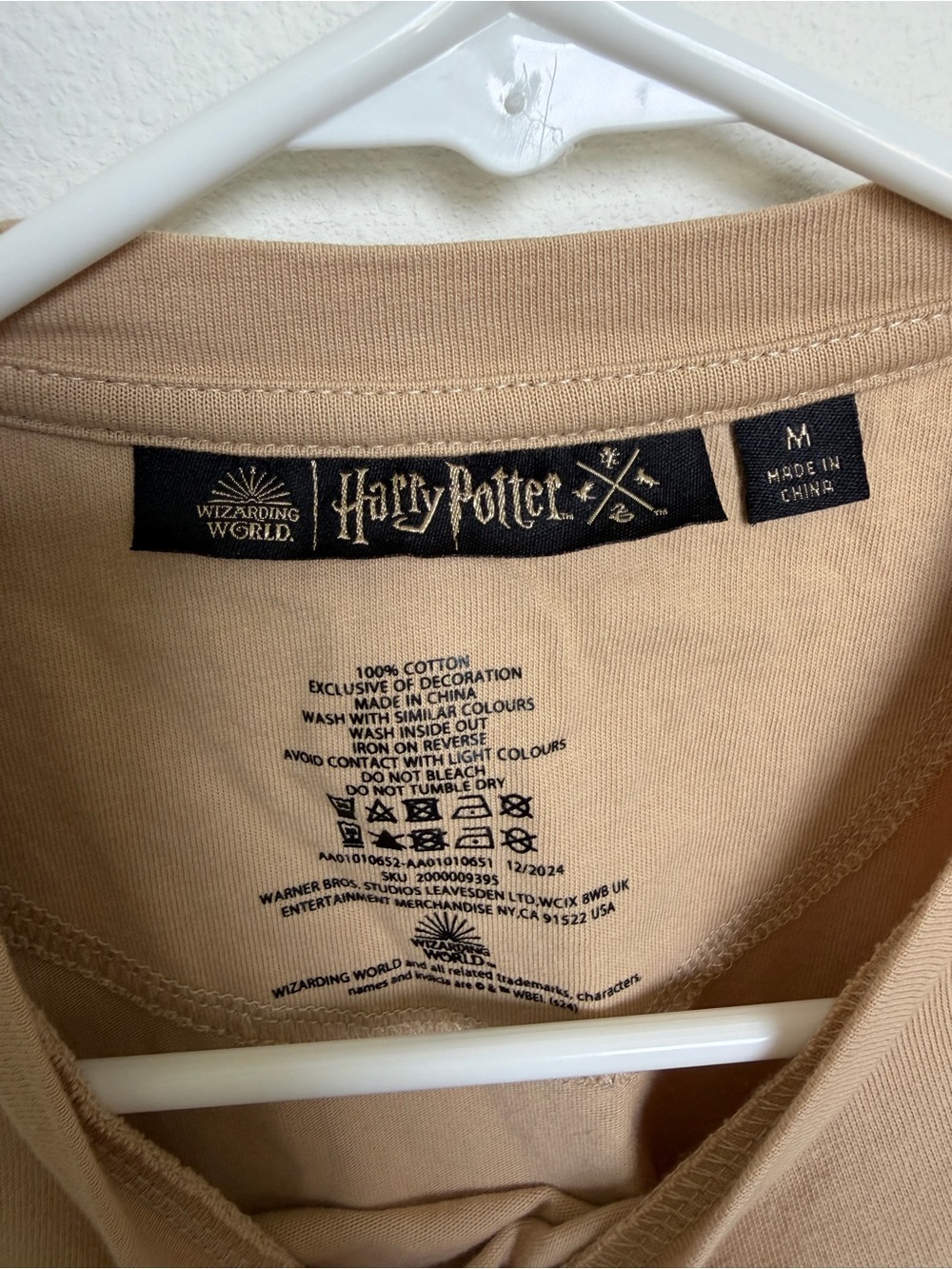 Harry Potter Graphic Tee in Tan